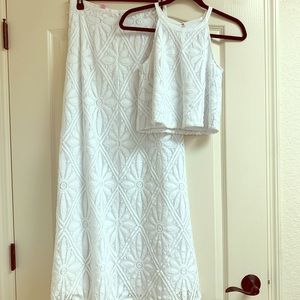 Lilly Pulitzer 2 piece maxi skirt and crop top. 2